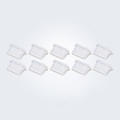 Tapon Antipolvo USB-C Jack Type-C Universal 10PCS H01 para Apple iPhone 16 Blanco