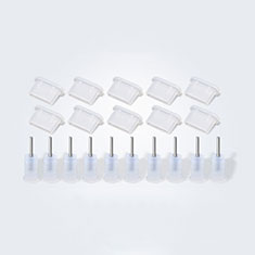 Tapon Antipolvo USB-C Jack Type-C Universal 10PCS para Apple iPad Pro 11 (2021) Blanco