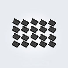 Tapon Antipolvo USB-C Jack Type-C Universal 20PCS para Apple iPad Pro 12.9 (2021) Negro