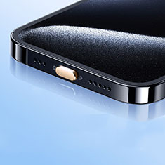 Tapon Antipolvo USB-C Jack Type-C Universal H01 para Apple iPhone 15 Plus Oro