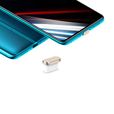 Tapon Antipolvo USB-C Jack Type-C Universal H02 para Xiaomi Redmi 4A Oro