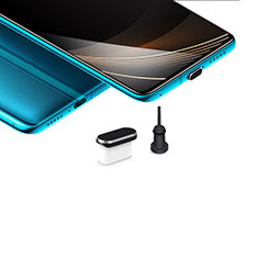 Tapon Antipolvo USB-C Jack Type-C Universal H03 para Huawei Enjoy 6 Negro