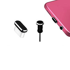 Tapon Antipolvo USB-C Jack Type-C Universal H12 para Xiaomi Mi 6 Negro