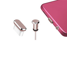 Tapon Antipolvo USB-C Jack Type-C Universal H12 para Apple iPad Pro 12.9 (2022) Oro Rosa