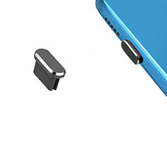 Tapon Antipolvo USB-C Jack Type-C Universal H13 para Google Pixel 8 5G Gris Oscuro