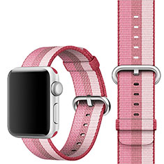 Tela Correa De Reloj Pulsera Eslabones para Apple iWatch 2 38mm Rosa