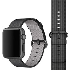 Tela Correa De Reloj Pulsera Eslabones para Apple iWatch 42mm Negro