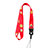 Acollador Cordon Lanyard K02 Rojo