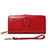 Bolso Cartera Protectora de Cuero Funda Universal Rojo