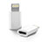 Cable Adaptador Android Micro USB a Lightning USB H01 para Apple iPad 4 Blanco