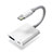 Cable Adaptador Lightning a USB OTG H01 para Apple iPad 4 Blanco