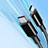 Cable Adaptador Type-C USB-C a Type-C USB-C 100W H05 para Apple iPad Pro 11 (2021) Negro