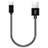 Cable Type-C Android Universal 20cm S02 para Apple iPad Pro 12.9 (2022) Negro