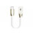 Cable Type-C Android Universal 30cm S06 para Apple iPad Air 5 10.9 (2022) Blanco