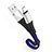 Cable Type-C Android Universal 30cm S07 para Apple iPad Air 5 10.9 (2022) Azul