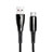 Cable Type-C Android Universal T12 para Apple iPad Pro 12.9 (2021) Negro