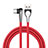 Cable Type-C Android Universal T17 Rojo