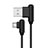 Cable Type-C Android Universal T19 para Apple iPhone 15 Negro