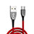 Cable Type-C Android Universal T21 Rojo