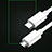 Cable USB 2.0 Android Universal 2A H02 para Apple iPad Pro 12.9 (2021) Blanco