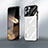 Carcasa Bumper Funda Silicona Espejo AT2 para Apple iPhone 13 Pro Max Blanco