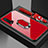 Carcasa Bumper Funda Silicona Espejo con Magnetico Anillo de dedo Soporte T01 para Huawei Nova 6 Rojo