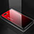 Carcasa Bumper Funda Silicona Espejo Gradiente Arco iris H01 para Oppo R17 Neo Rojo