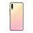 Carcasa Bumper Funda Silicona Espejo Gradiente Arco iris H01 para Samsung Galaxy A70S Oro Rosa