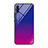 Carcasa Bumper Funda Silicona Espejo Gradiente Arco iris H01 para Samsung Galaxy A70S Rosa Roja