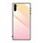 Carcasa Bumper Funda Silicona Espejo Gradiente Arco iris H01 para Samsung Galaxy Note 10 Rosa