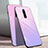 Carcasa Bumper Funda Silicona Espejo Gradiente Arco iris H01 para Xiaomi Redmi K20 Pro Rosa