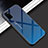 Carcasa Bumper Funda Silicona Espejo Gradiente Arco iris H02 para Huawei Honor View 30 Pro 5G Azul