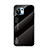 Carcasa Bumper Funda Silicona Espejo Gradiente Arco iris H02 para Xiaomi Mi 11 Lite 5G NE Negro