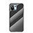 Carcasa Bumper Funda Silicona Espejo Gradiente Arco iris H03 para Xiaomi Mi 11 Lite 5G Negro