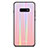 Carcasa Bumper Funda Silicona Espejo Gradiente Arco iris H04 para Samsung Galaxy S10e Rosa