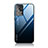 Carcasa Bumper Funda Silicona Espejo Gradiente Arco iris JD1 para Samsung Galaxy A33 5G Azul