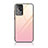 Carcasa Bumper Funda Silicona Espejo Gradiente Arco iris JD1 para Samsung Galaxy A33 5G Rosa