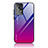 Carcasa Bumper Funda Silicona Espejo Gradiente Arco iris JD1 para Samsung Galaxy A33 5G Rosa Roja