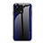 Carcasa Bumper Funda Silicona Espejo Gradiente Arco iris JM1 para Xiaomi Mi 13 5G Azul Real