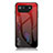 Carcasa Bumper Funda Silicona Espejo Gradiente Arco iris LS1 para Asus ROG Phone 7 Pro Rojo