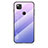 Carcasa Bumper Funda Silicona Espejo Gradiente Arco iris LS1 para Google Pixel 4a Purpura Claro