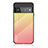 Carcasa Bumper Funda Silicona Espejo Gradiente Arco iris LS1 para Google Pixel 6 Pro 5G Amarillo