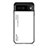 Carcasa Bumper Funda Silicona Espejo Gradiente Arco iris LS1 para Google Pixel 7 5G Blanco