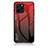 Carcasa Bumper Funda Silicona Espejo Gradiente Arco iris LS1 para Huawei Enjoy 50z Rojo