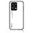 Carcasa Bumper Funda Silicona Espejo Gradiente Arco iris LS1 para Huawei Honor X7a Blanco