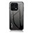 Carcasa Bumper Funda Silicona Espejo Gradiente Arco iris LS1 para Huawei Honor X8a 4G Gris Oscuro