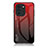 Carcasa Bumper Funda Silicona Espejo Gradiente Arco iris LS1 para Huawei Nova 10 Pro Rojo