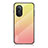 Carcasa Bumper Funda Silicona Espejo Gradiente Arco iris LS1 para Huawei Nova 9 SE Amarillo