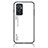 Carcasa Bumper Funda Silicona Espejo Gradiente Arco iris LS1 para OnePlus 9RT 5G Blanco