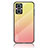 Carcasa Bumper Funda Silicona Espejo Gradiente Arco iris LS1 para OnePlus Nord N20 5G Amarillo